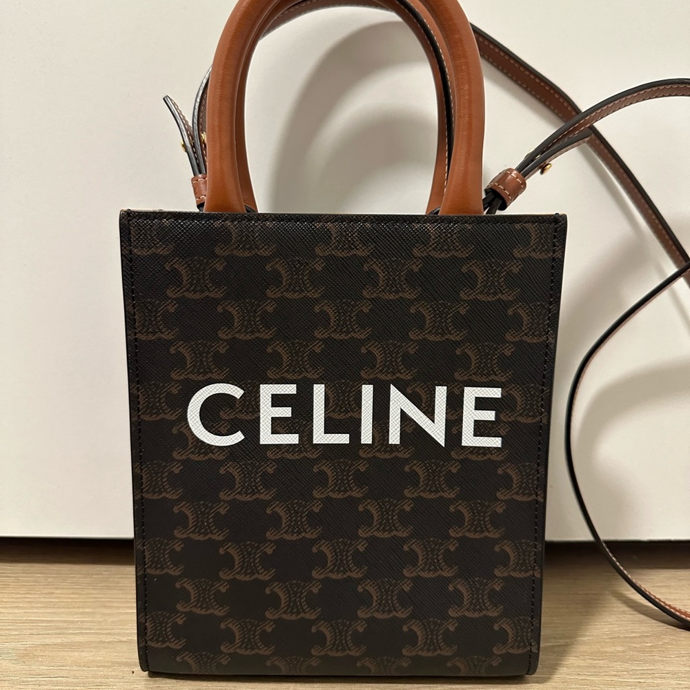 Celine Mini Cavas Tote Bag (Authentic)